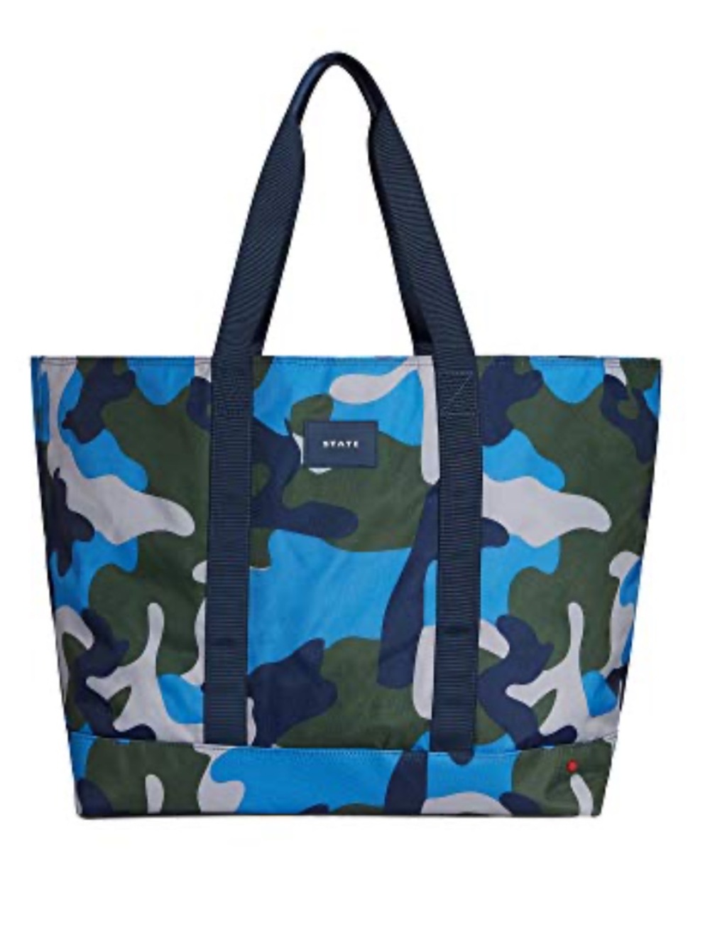 STATE bags Graham XL tote bag blue camo